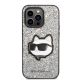 3. Karl Lagerfeld KLHCP14LG2CPS iPhone 14 Pro 6.1" silver/silver hardcase Glitter Choupette Patch