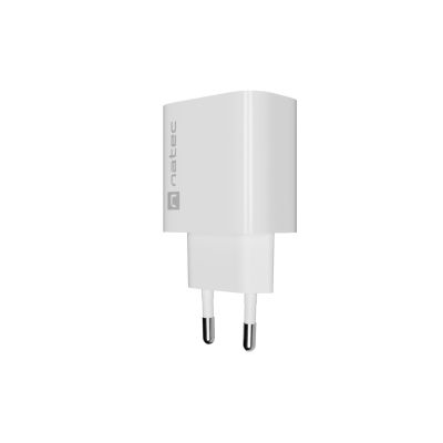 13. NATEC RIBERA WALL CHARGER 1X USB-A + 1X USB-