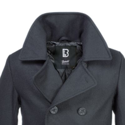 2. Brandit Men's Pea Coat - 3109
