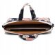 7. Canvaslife Briefcase 15-16'' Laptop Bag - Navy Blue and White