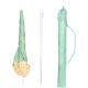 8. BEACH AND GARDEN UMBRELLA WITH FRINGE 174 CM GREEN