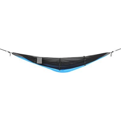 4. TOURIST HAMMOCK FOR 2 PEOPLE 270X140CM WITH MOSQUITO NET BLUE
