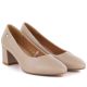 4. Women's Sergio Leone PB404 coffee block heel pumps