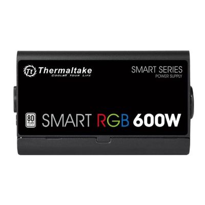 3. Thermaltake Smart 600W RGB Power Supply PS-SPR-0600NHSAWE-1 (600W; Active; 120mm)