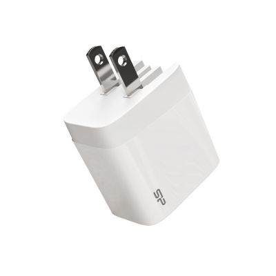 2. Silicon Power QM16 Boost Charger 20W Travel Wall Charger EU/US/UK/AU Plugs 1xUSB-A 1xUSB-C