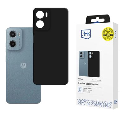 4. 3mk Matt Case for Motorola Moto G05 / E15 G4 - Matte Black