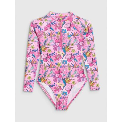 7. One-piece swimsuit with UPF50+ filter for girls 4F 4FJRSS26USWSF144-90A