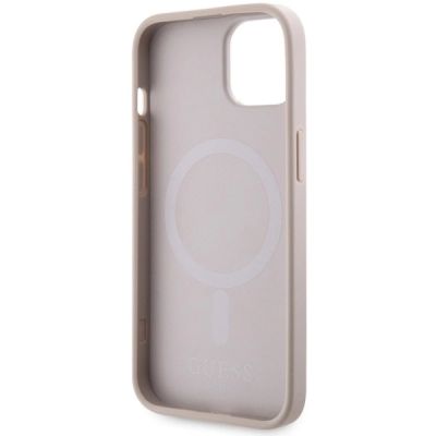 7. Guess GUHMP14MHGCFSEP iPhone 14 Plus 6.7" pink/pink hard case GCube Stripes MagSafe
