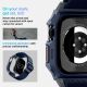 11. Spigen Lite Fit "Pro" Strap for Apple Watch 10 46mm - Navy Blue