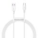 Baseus Superior USB Cable - USB Type C 66 W 6A 1 m White (CATYS-02)