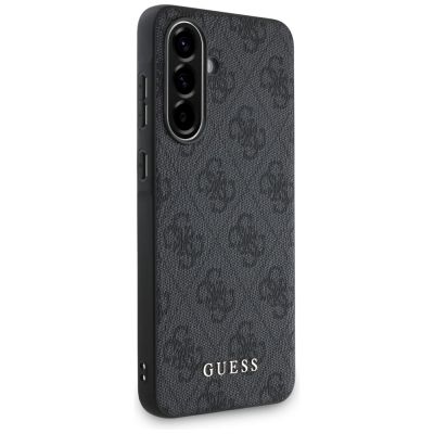 3. Guess 4G Metal Gold Logo Case for Samsung Galaxy A56 - Black