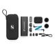 9. Sennheiser PROFILE WIRELESS 2-CHANNEL SET - 2-channel 2.4 GHz receiver, 2 clip-on microphones, accessories, charging case, pouch