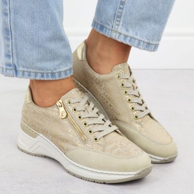 28. Rieker W N4316 RKR760 wedge sneakers