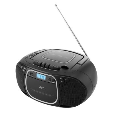 2. JVC RC-E451B Boombox black radio player