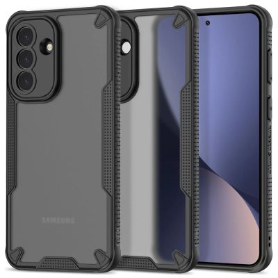 Tech-Protect Rugged Shield Case for Samsung Galaxy A57 5G - Translucent Black