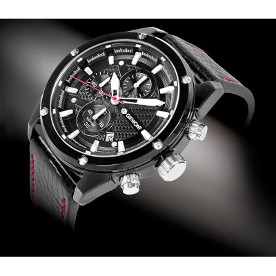 2. Men's Watch Giewont Chronograph Sapphire Black GW8810-A1
