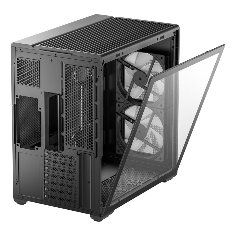 6. DeepCool CG590 MESH 2F Midi Tower Black