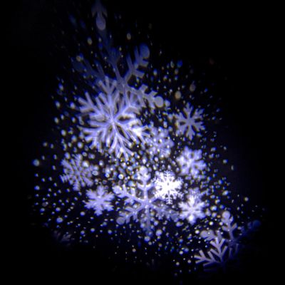 8. DOUBLE LED PROJECTOR SNOWFLAKES