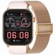 GRAVITY GT28-6 Women's Smartwatch Strap + Bracelet Rose Gold Pink