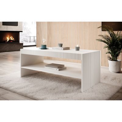 2. PAFOS coffee table 120x60xH.50 white matt