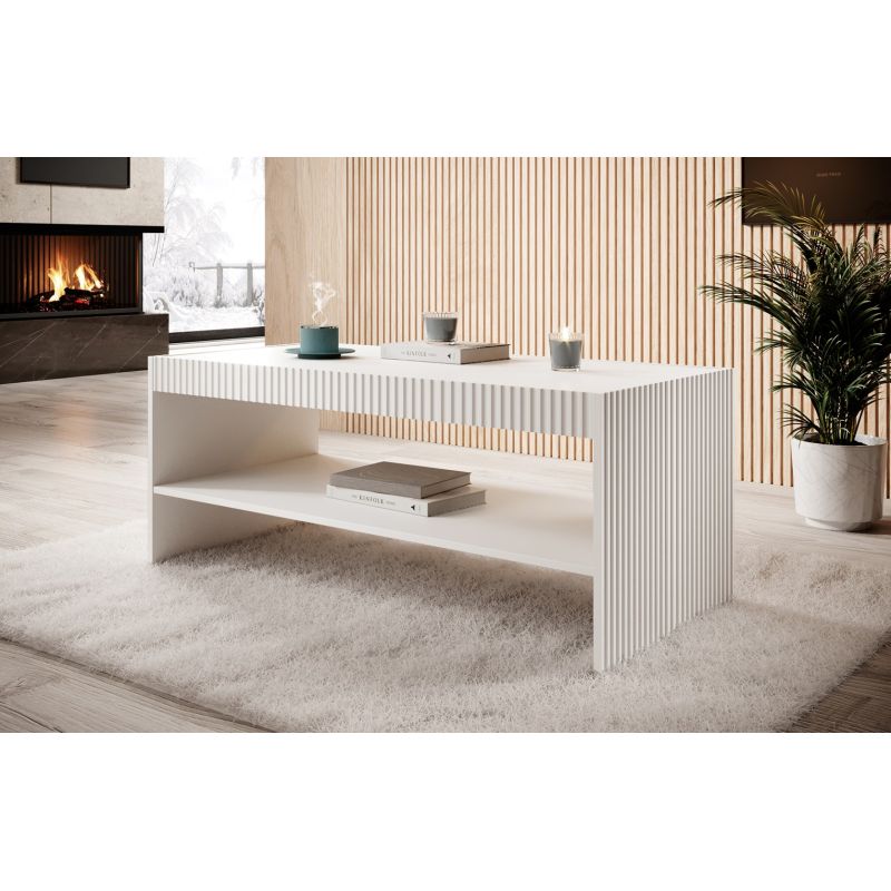 2. PAFOS coffee table 120x60xH.50 white matt