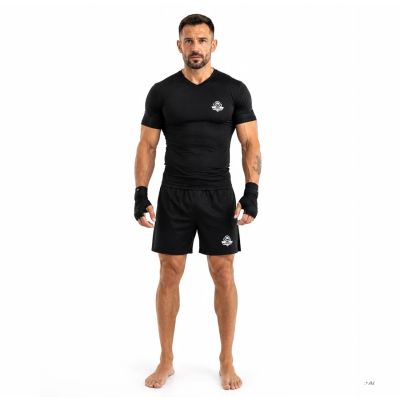 3. Black Men’s COMBATWEAR Compression Shirt | DBX Bushido