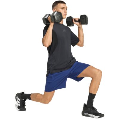 6. Men's adidas Workout Essentials Base Woven Navy Blue Shorts KD2947