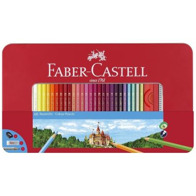 2. FABER-CASTELL Buntstift hexagonal 60er Metalletui