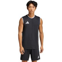Men's adidas Entrada 26 Sleeveless Jersey Black KB3929
