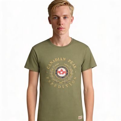 6. Canadian Peak JIGEREAK KAKI RM MEN 254 T-shirt (RBMSZ1228H/CP-KAKI)