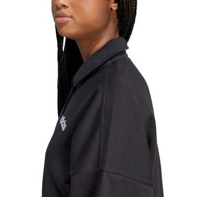 6. adidas Essentials Linear Polo Sweatshirt W JM1946