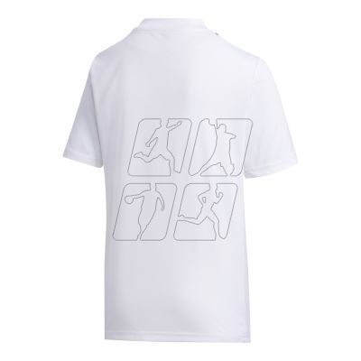 2. Adidas Striped 19 Jr DU4398 Tee