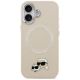 3. Karl Lagerfeld Karl & Choupette Pins MagSafe Case for iPhone 17 - Beige