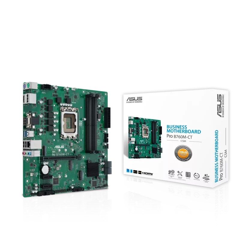 9. ASUS PRO B760M-CT-CSM Intel B760 LGA 1700 micro ATX