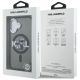 8. Karl Lagerfeld IML Glitter Karl & Choupette Sketch Logo MagSafe Case for iPhone 16 - Black