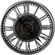 WALL CLOCK ROTARY MECHANISM 50CM SILVER
