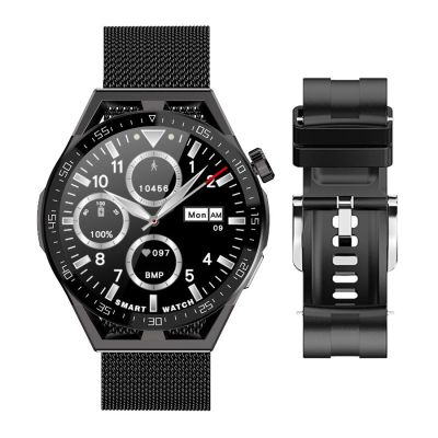Rubicon RNCE88-2 Black Smartwatch - Black Silicone Strap + Black Bracelet