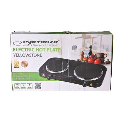 33. ESPERANZA ELECTRIC COOKER YELLOWSTONE 1500W + 1000W BLACK EKH014K
