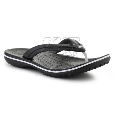 2. Crocs Crocband Flip Black U 11033-001 slippers