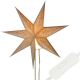 2. DECORATIVE STAR WITH LED ILLUMINATION, H: 65 CM, SILVER
