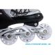 113. ROLLER SKATES-ROLLER SKATES-ICE SKATING 4IN1 ENERO PRO LED 34-37 GRAY