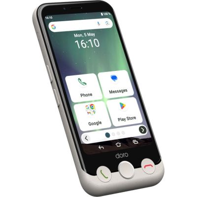3. Doro Aurora A10 11.4 cm (4.5") Dual SIM Android 14 4G USB Type-C 4GB 64GB 3000mAh Black, White