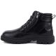 3. Men's leather ankle boots with two zippers, black Big Star UU174242