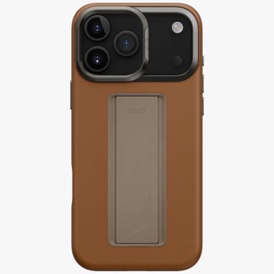 2. Uniq Heldro Pro Magclick Charging Case for iPhone 17 Pro Max - Brown