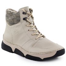 Comfortable Beige Women’s Ankle Boots Rieker 45955-60