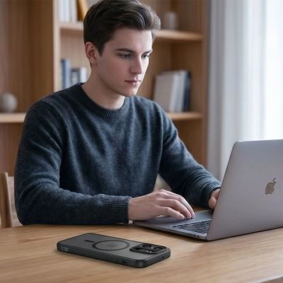 7. Tech-Protect Magmat MagSafe Case for OnePlus Nord 6 - Matte Black