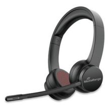 MediaRange MROS307 Headphones/Headset Wireless Headband Calls/Music USB Type-C Bluetooth Black