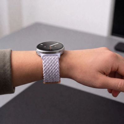 4. Tech-Protect NylonMag Strap for Samsung Galaxy Watch 40/44/46mm - Purple