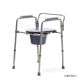 5. Folding toilet chair with adjustable height