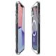 14. Spigen Ultra Hybrid Mag Case with MagSafe for iPhone 14 - Clear/White